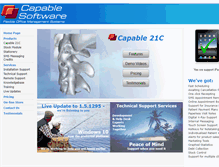 Tablet Screenshot of capablesoftware.com.au
