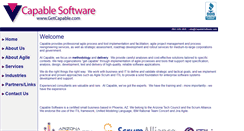 Desktop Screenshot of capablesoftware.com